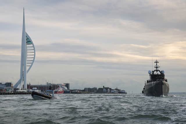 An autonomous surface vessel is being tested by the Royal Navy in the vicinity of Hayling Bay this month.