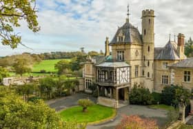 This home comes with nine bedrooms, six bathrooms and five reception rooms. 
