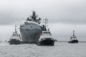 HMS Albion, an Albion-class landing platform, is among the ships to be decommissioned as part of defence cuts. Defence secretary John Healey said both landing platforms, including HMS Bulwark, were unofficially "retired" but "superficially kept on the books".
