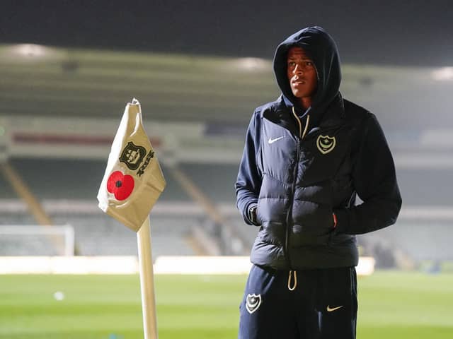 Pompey striker Kusini Yengi