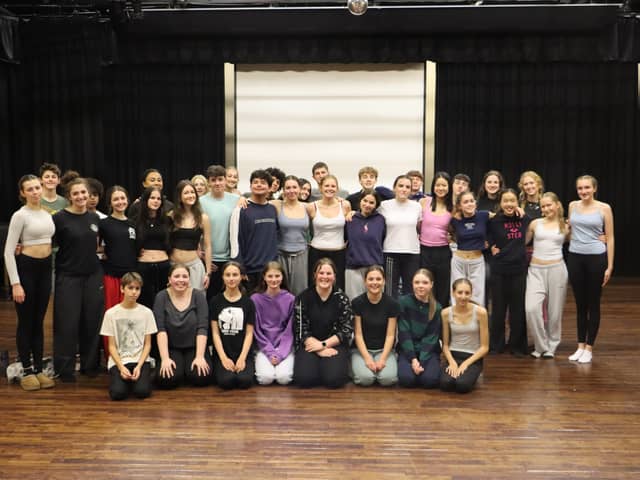 The cast of Portsmouth Grammar School's A Midsummer Night's Dream Rocks, playing now at the New Theatre Royal
