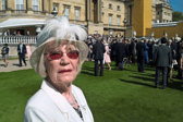 Jean Louth, a tireless campaigner who got a memorial built honouring Portsmouth's Second World War dead and civilians, has died at the age of 91. Pictured is her at Buckingham Palace, attending a garden party for Queen Elizabeth II.