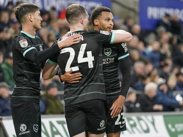 It finished all square between Pompey and Swansea today
