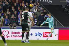 Gaffer For A Day Jack Chapman chose Nicolas Schmid as his Pompey man of the match against Swansea. Picture: Jason Brown/ProSportsImages