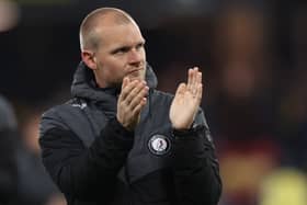 Bristol City boss Liam Manning  was in the running to become Pompey boss before John Mousinho’s arrival (Photo by Julian Finney/Getty Images).