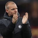 Bristol City boss Liam Manning  was in the running to become Pompey boss before John Mousinho’s arrival (Photo by Julian Finney/Getty Images).