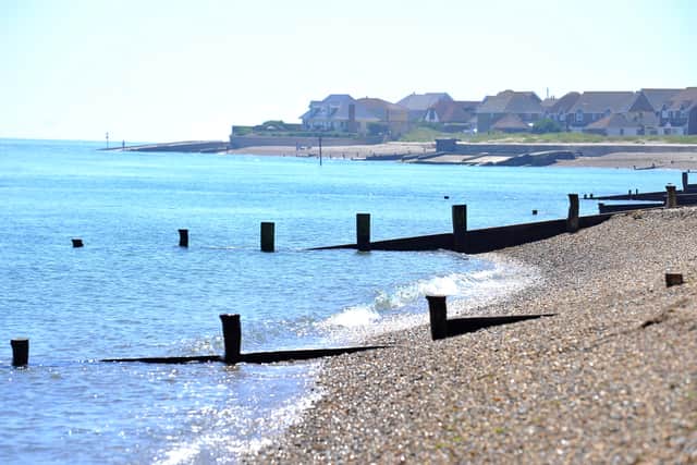 A distressed man was seen exiting the water at Selsey beach near Chichester on December 1.