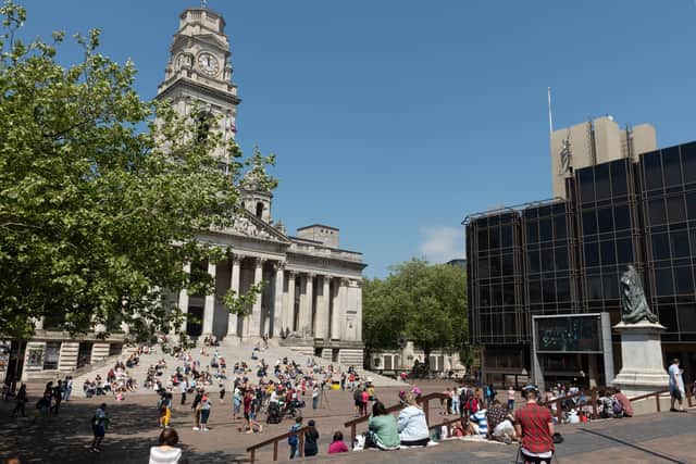 City residents have watched a number of big events on the big screen in Portsmouth's Guildhall Square over the years