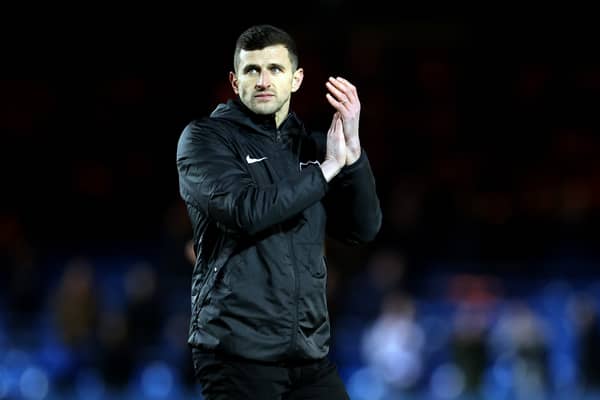 Portsmouth boss John Mousinho. 