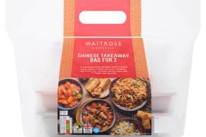 Waitrose Chinese takeaway bag for 2