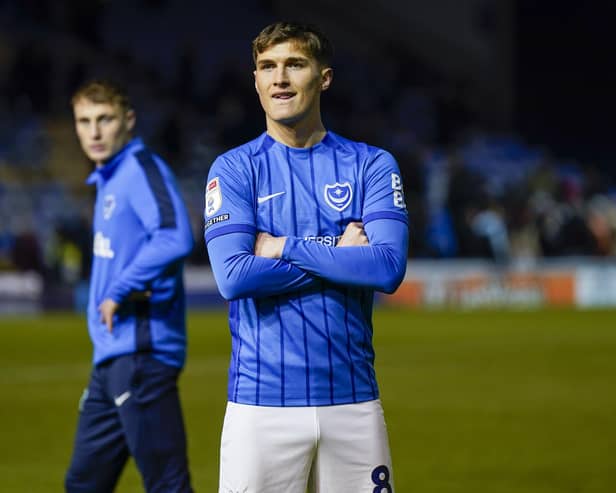 Freddie Potts has made a good impression at Pompey. West Ham could soon include him in their Premier League plans however. 