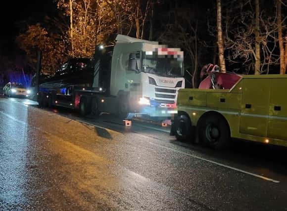 HGV driver found to be over the limit after hitting ambulance