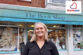 Sarah Burrows took over The Book Shop in Lee-on-the-Solent in 2018 and has had to be creative to keep the 90-year-old book store going.