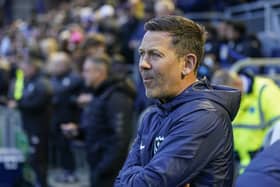 Pompey assistant head coach Jon Harley against Bristol City. Pic: Jason Brown/ProSportsImages
