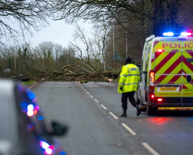 Paul Fiddler died after a tree fell onto his Citroen van on the A59 at Longton