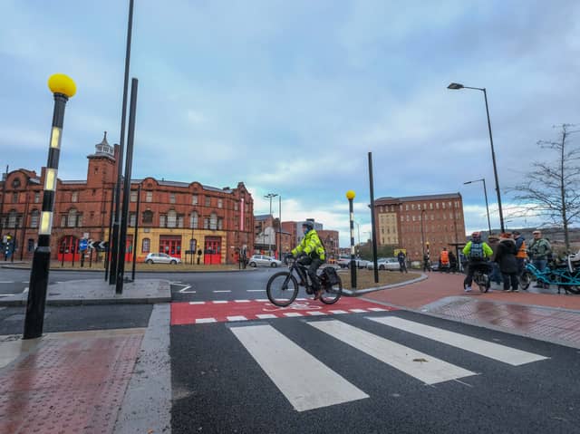 West Bar roundabout has officially reopened after an extensive remodelling.