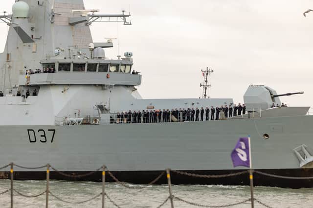 HMS Duncan will be undergoing a maintenance period after spending six months on deployment in the Mediterranean.