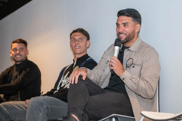 Danny Rose was back at Fratton Park in September for the launch of Played Up Pompey Four