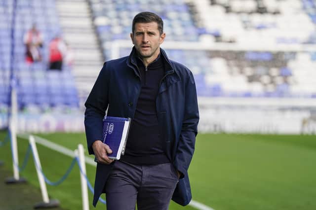 John Mousinho admits Pompey have adapted their playing style to give them the best chance of staying in the Championship. Picture: Jason Brown/ProSportsImages