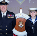 Father and daughter, HMS Sultan PH2 WO, WO1 Scott Whiting and PLET(ME) Heidi Whiting.