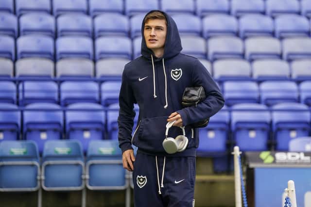 Freddie Potts has played a lot of football at Pompey since joining from West Ham. 