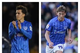 Pompey's Tom McIntyre, left, and Jacob Farrell, right, have handed their team fitness boosts.