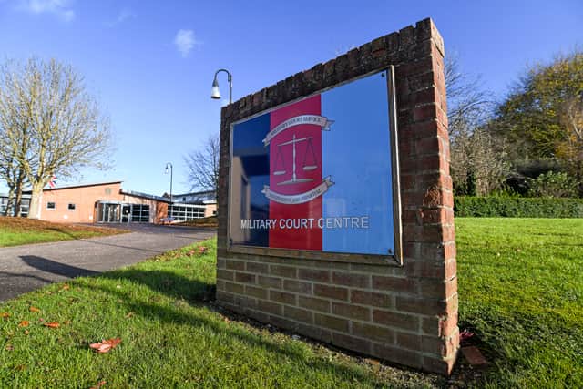 The case was heard at Bulford Military Court in Wiltshire.