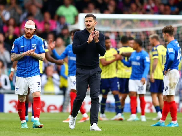 Portsmouth face Derby County in their next Championship match.
