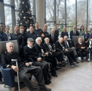 Crew from HMS Prince of Wales met with military veterans in Salford during a memorable visit to Liverpool.