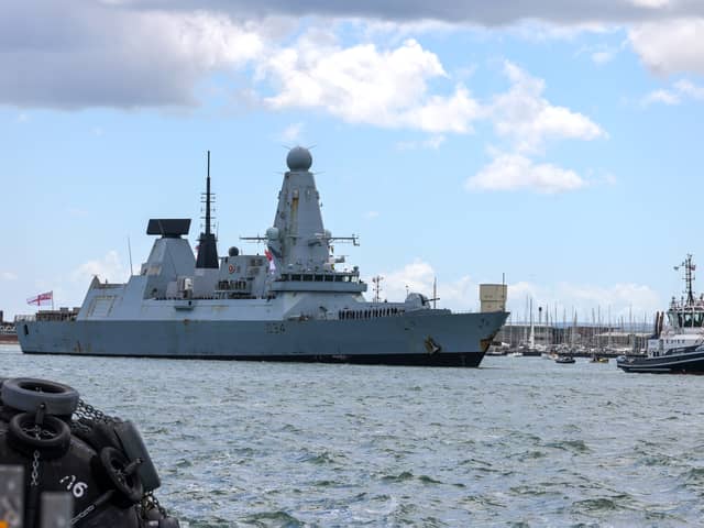 The mysterious shipbuilding project to produce Type 83 destroyers has reached the concept phase, with the aim of the vessels eventually replacing their Type 45 counterparts. Pictured is the Portsmouth-based Type 45 destroyer HMS Diamond.