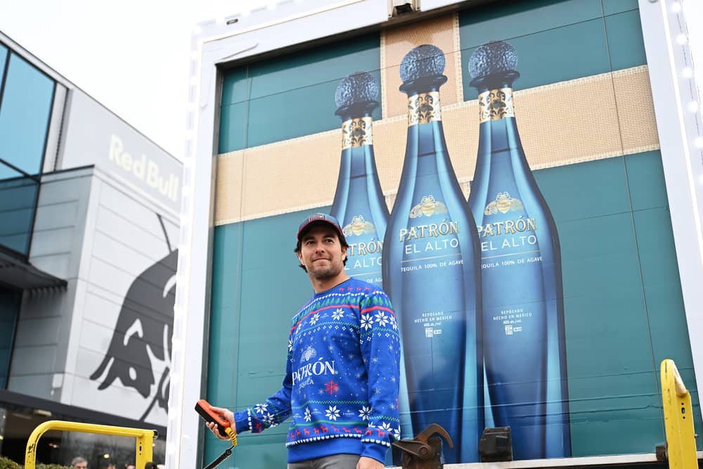 Driver Sergio ‘Checo’ Perez surprised his team-mates by gifting them a truck load of (soon to be released) PATRÓN El Alto tequila for Christmas