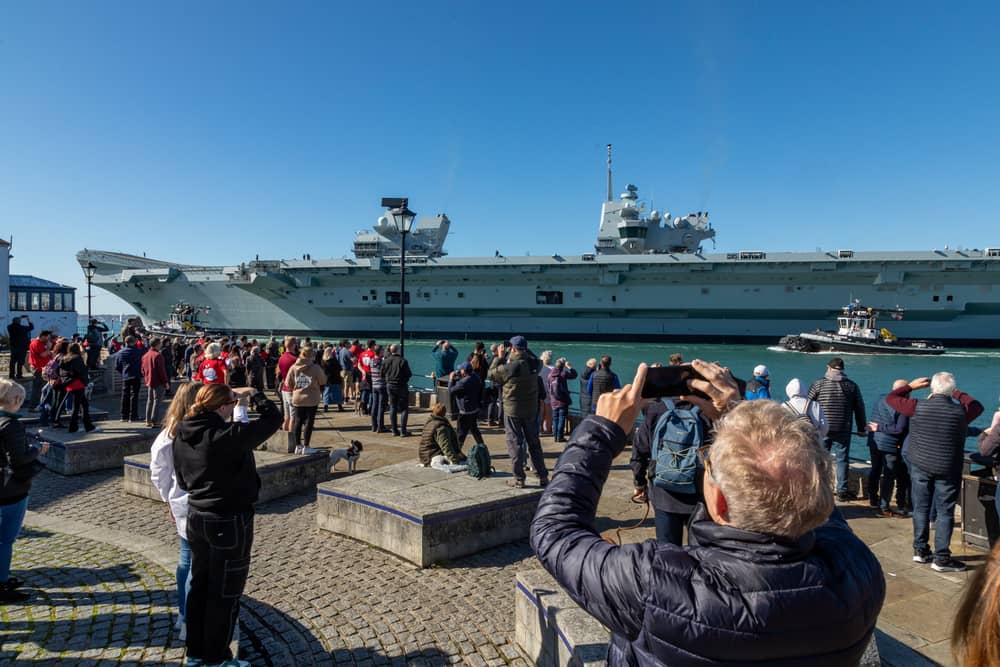 HMS Prince of Wales has recently been proclaimed as the current Royal Navy flagship, taking the place of her sister ship HMS Queen Elizabeth.