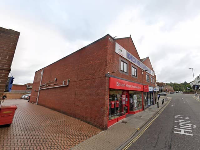 The building proposed to be a 14-bedroom HMO on Cosham High Street