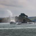 HMS Triumph, the last of the Royal Navy Trafalgar Class submarines still in service has arrived at HMNB Devonport, Plymouth, for the last time before being decommissioned.