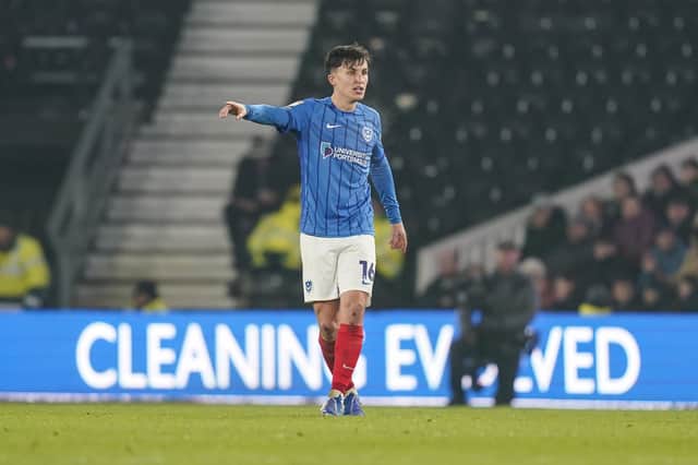 Tom McIntyre came under criticism from some Pompey fans over his display in the 4-0 hammering at Derby. Picture: Jason Brown/ProSportsImages