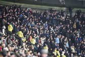 Pompey fans were unbowed in the face of a Derby County battering at Pride Park.