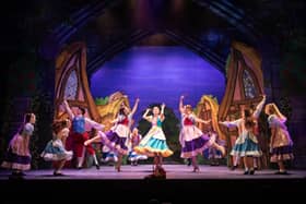 Pictured are the cast at the New Theatre Royal in Portsmouth. Picture: Sam Stephenson.