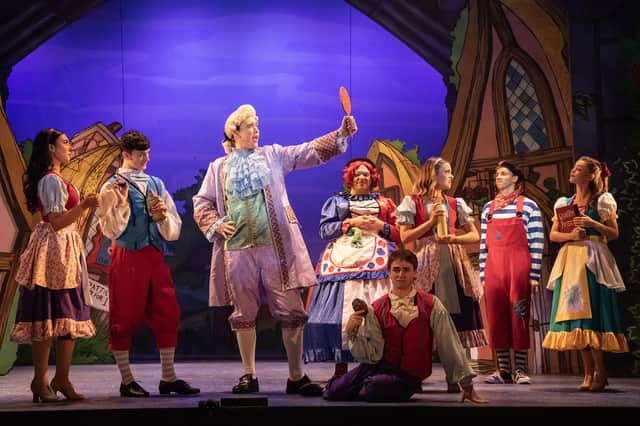 Pictured are the cast at the New Theatre Royal in Portsmouth. Picture: Sam Stephenson.