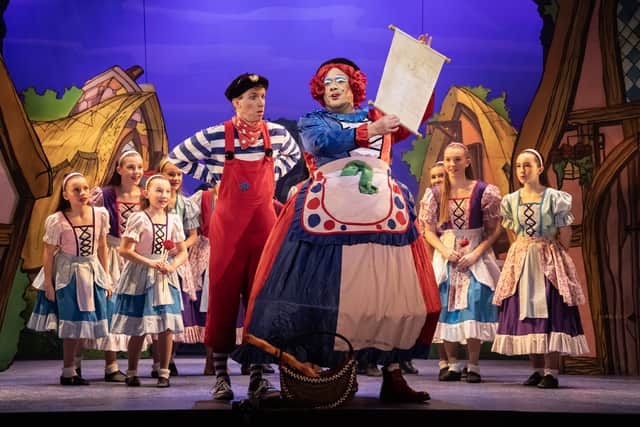Pictured are the cast at the New Theatre Royal in Portsmouth. Picture: Sam Stephenson.