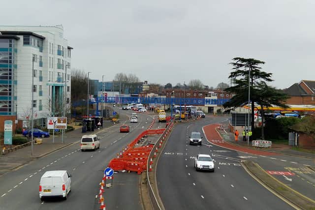 SGN are making good the road in Hilsea so that it can reopen over the festive period