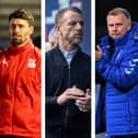 Paddy McCarthy, left, Gary Rowett, centre, and Mark Robins, right, are fancied for the Oxford job.