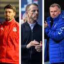 Paddy McCarthy, left, Gary Rowett, centre, and Mark Robins, right, are fancied for the Oxford job.