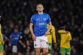 Pompey striker Colby Bishop. Pic: Jason Brown.