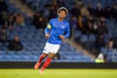 Pompey leading score Tayo Singerr grabbed his 13th goal of the season in the FA Youth Cup defeat to Leeds. Picture: Jason Brown/ProSportsImages