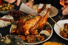 Cooked turkey can be kept safely in the fridge.