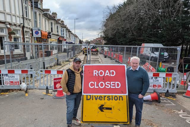 Nick Dorrington and Gerald Vernon-Jackson Festing Road Albert Road