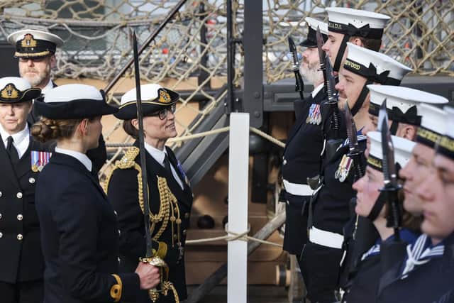 Royal Navy, Army and RAF reserve forces are "hollowed out", with the number of personnel still declining, a report has said.

Pictured: A Guard of Honour formed of sailors from Royal Navy Reserve units on July 29, 2023.
