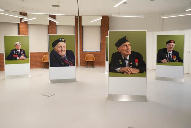 The exhibition, The Lucky Ones Grow Old, features portraits of veterans by Matt Sills taken at The D-Day Story on Wednesday 18th December 2024.