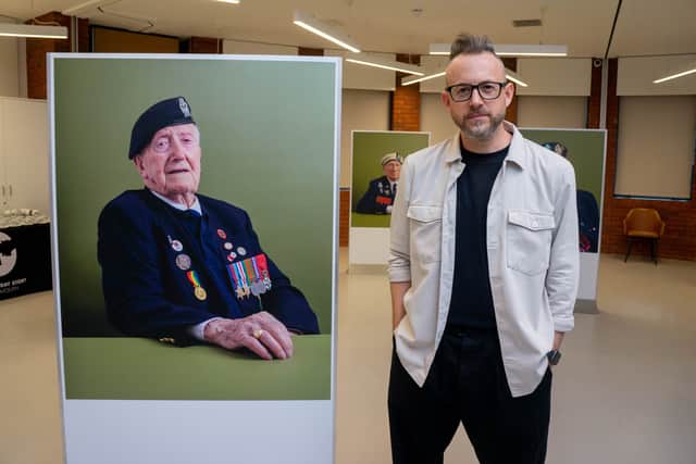 Photographer Matt Sills, whose exhibition is currently on display at The D-Day Story museum in Portsmouth. Picture: Habibur Rahman