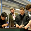 Pictured is: (second left) David Steer, government business director from StandardAero. Picture: Sarah Standing (251124-9492)